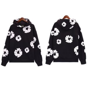 DENIM TEARS HOODIE - BLACK