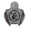 HELLSTAR HOODIE - GREY & PINK