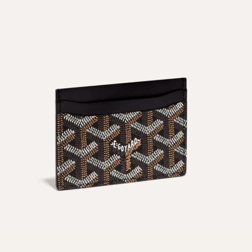 GOYARD CARDHOLDER - BLACK & BROWN