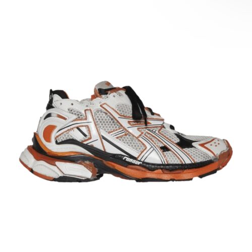 BB RUNNERS - WHITE & ORANGE