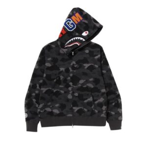 BAPE HOODIE - BLACK GREY
