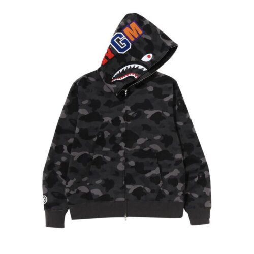 BAPE HOODIE - BLACK GREY
