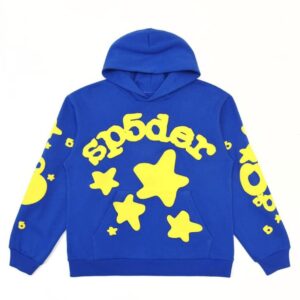 SPIDER HOODIE - BLUE & YELLOW