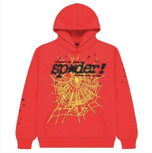 SPIDER HOODIE - RED & YELLOW