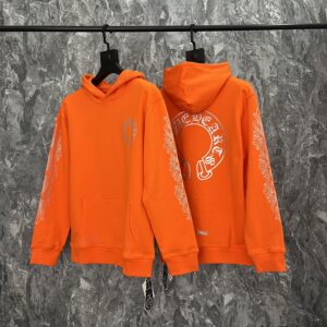 CHROME HEART HOODIE - ORANGE