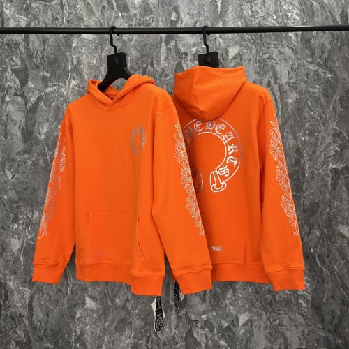 CHROME HEART HOODIE - ORANGE