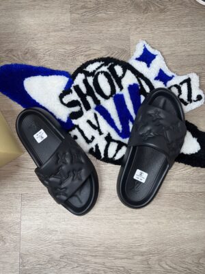 LV SLIDES - BLACK