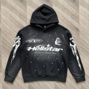 HELLSTAR HOODIE - BLACK & GREY