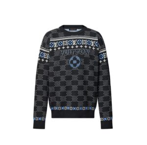 LV SWEATER - BLACK & BLUE