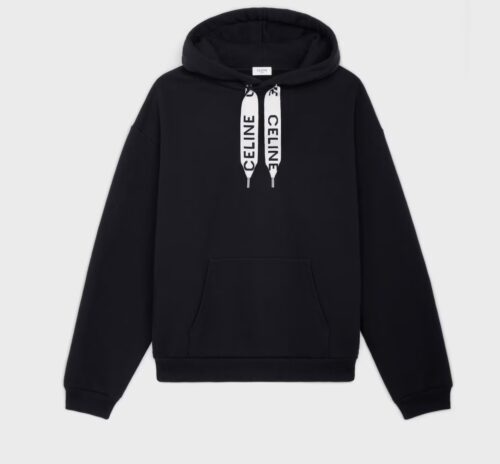 CELINE HOODIE - BLACK