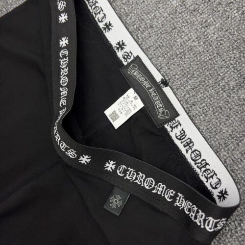 CHROME HEART LEGGINGS - BLACK