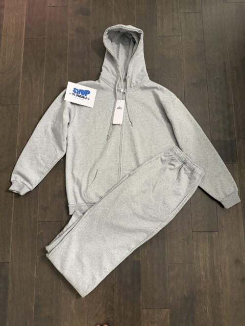 ALO JACKET & PANTS SET - GREY