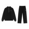 ALO ZIPUP SWEATSUIT - BLACK