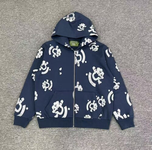 DENIM TEARS BSTROY  ZIP HOODIE