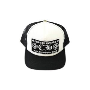 CHROME HEART HAT - BLACK & WHITE