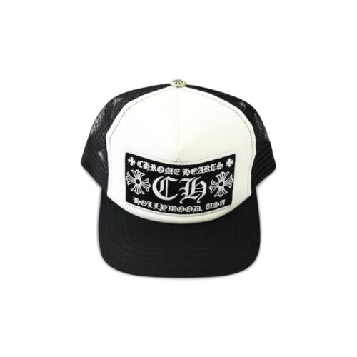CHROME HEART HAT - BLACK & WHITE