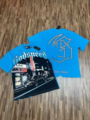 IMG_7324 GODSPEED SHIRT - BLUE