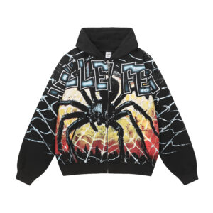 VALE JACKET - BLACK SPIDER WEB