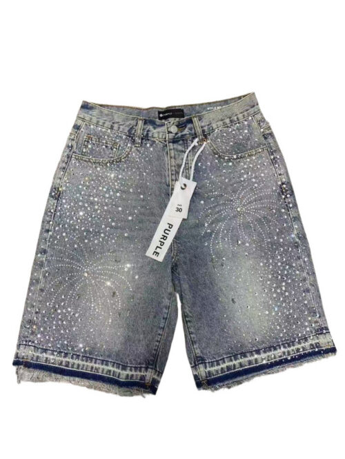 PURPLE JEAN SHORTS