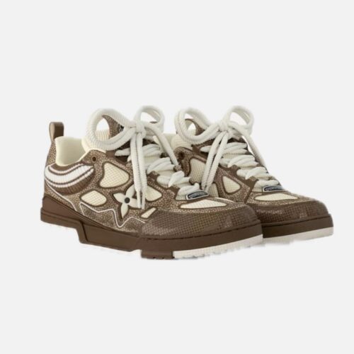 LV SKATE - BROWN & WHITE