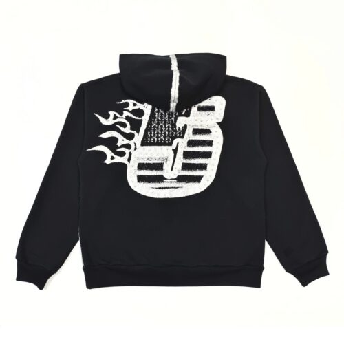 SPIDER HOODIE - BLACK & WHITE