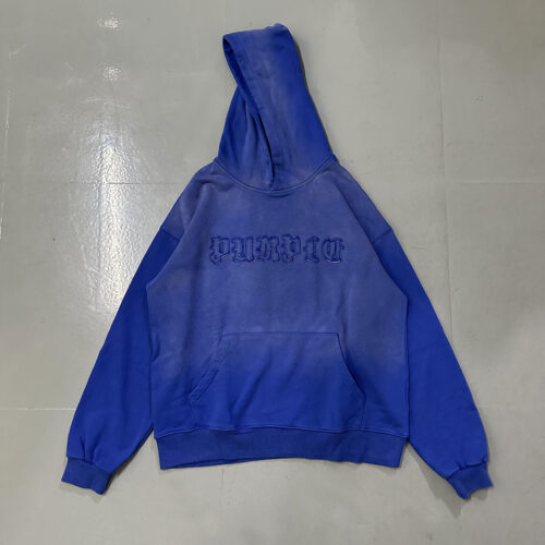 PURPLE HOODIE - BLUE