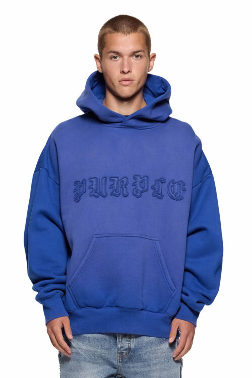 PURPLE HOODIE - BLUE