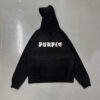 PURPLE HOODIE - BLACK