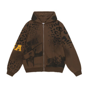 VALE ZIPUP HOODIE - BROWN