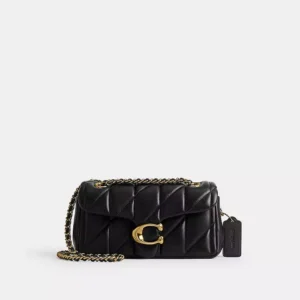 COACH TABBY BAG - BLACK & GOLD