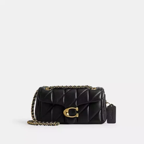 COACH TABBY BAG - BLACK & GOLD