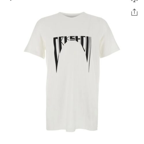 RICK OWENS T-SHIRT - WHITE