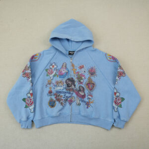 WE ARE RIGHTEOUS ZIPUP HOODIE - GREEN