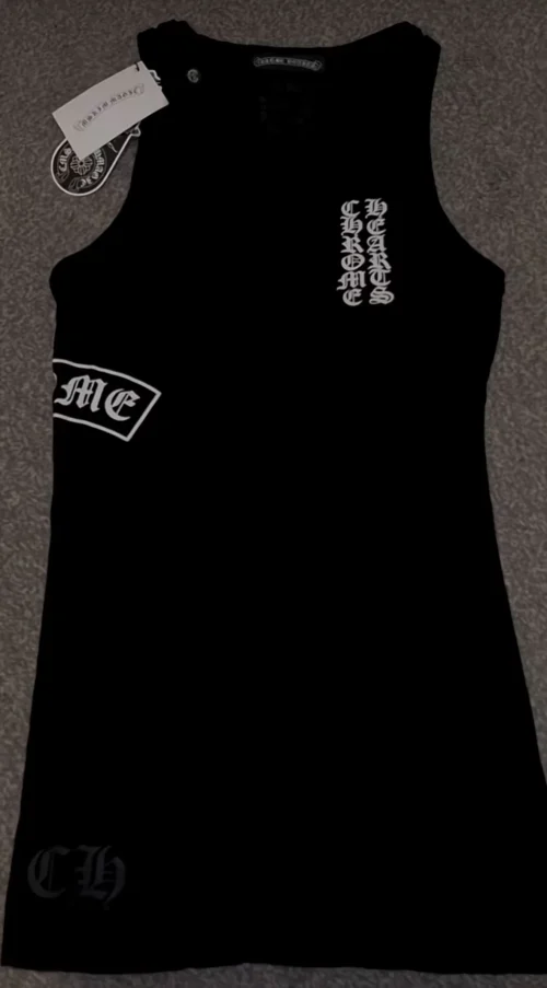 CHROME HEART DRESS - BLACK