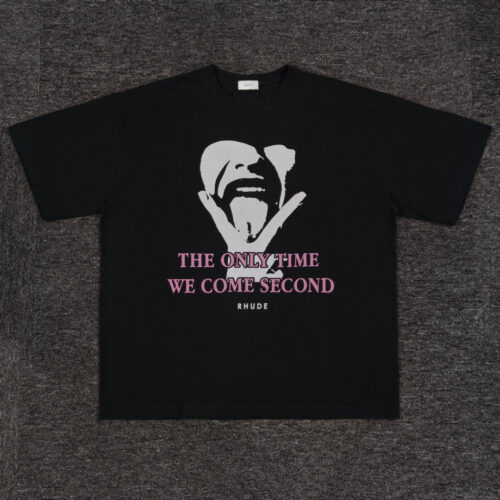 RHUDE T-SHIRT - BLACK