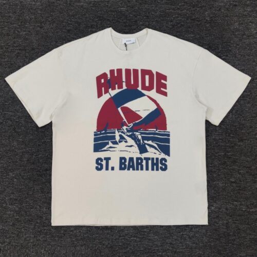 RHUDE T-SHIRT - WHITE