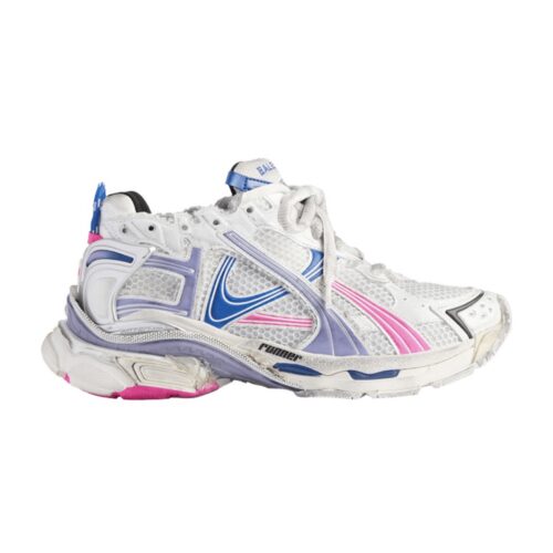 BB RUNNERS - WHITE & NEON PINK