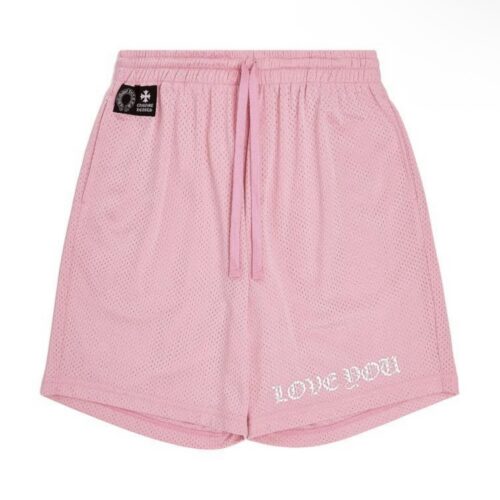 CHROME HEART SHORTS - PINK