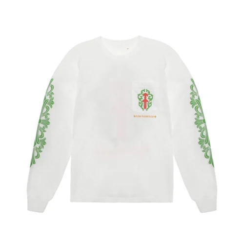 CHROME HEART LONG SLEEVE - WHITE & GREEN