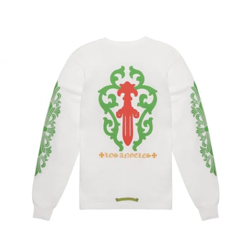 CHROME HEART LONG SLEEVE - WHITE & GREEN