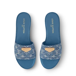 IMG_8584 LV FLAT MULE - BLUE