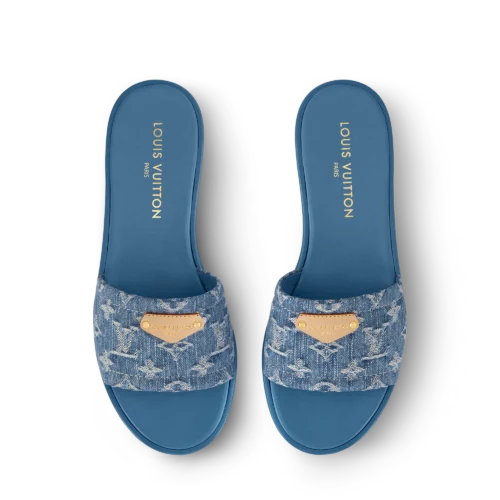 LV FLAT MULE - BLUE