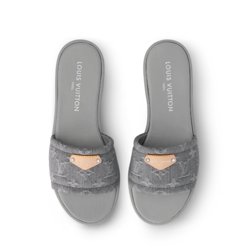 LV FLAT MULE - GREY
