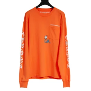 IMG_0158 2 CHROME HEART LONG SLEEVE - ORANGE