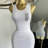 CHROME HEART DRESS - WHITE
