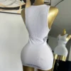 CHROME HEART DRESS - WHITE