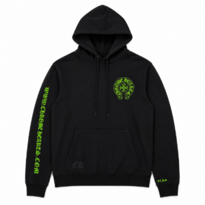 IMG_0497 CHROME HEART HOODIE - BLACK & GREEN