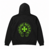 CHROME HEART HOODIE - BLACK & GREEN