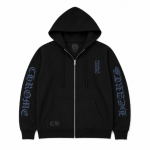 CHROME HEART JACKET - BLACK & BLUE