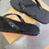 CHRISTIAN LOUBOUTIN SPIKE FLIP FLOPS